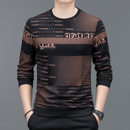 Spring And Autumn Men's New Long Sleeve Sweater