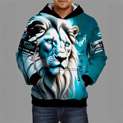 Vikings Casual 3D Printed Hooded Long Sleeve Sweatshirt
