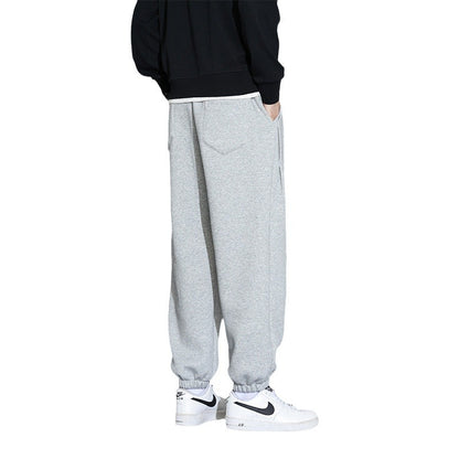 Men's Loose Thin Looking Extra Large Plus Casual Sports Trousers