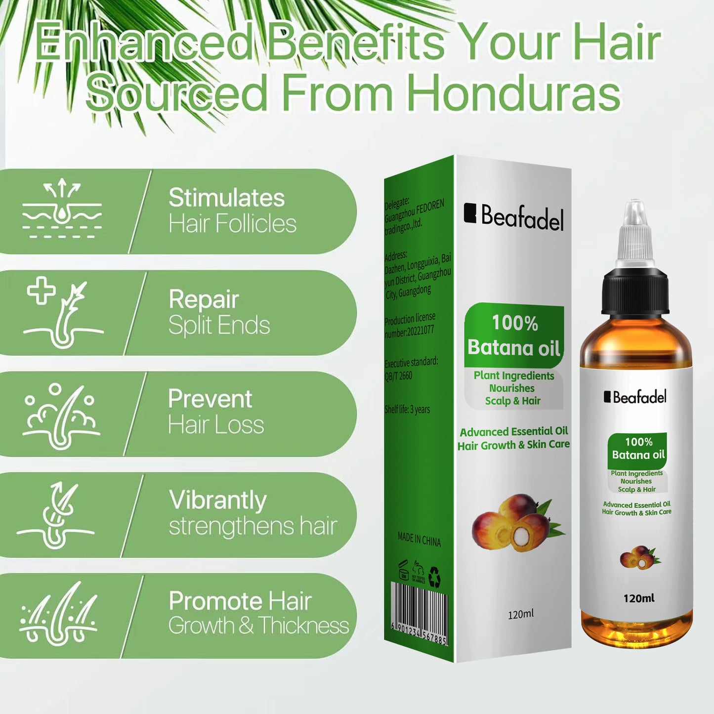Batana Oil 120ml Hair Care Essential Oil