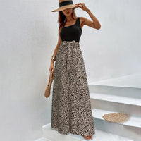 Stretch Slim Women Belt Bow Trousers