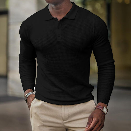 Fashion New Men's 3D Printed Long-sleeved Top