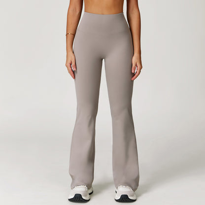 Nude Feel Casual Flared Pants Wide Leg Slimming Women