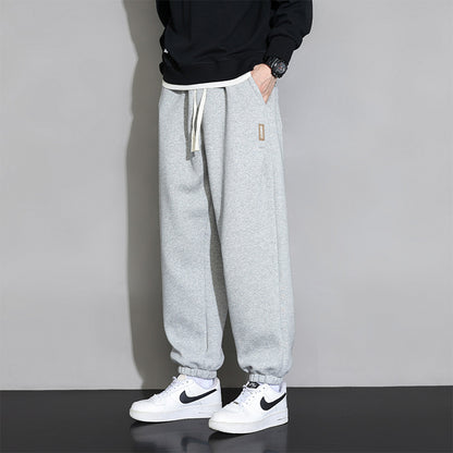 Men's Loose Thin Looking Extra Large Plus Casual Sports Trousers