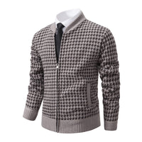 Men's Sweater Coat Cardigan Long Sleeve Knitted Thickened Warm