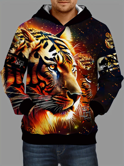 Vikings Casual 3D Printed Hooded Long Sleeve Sweatshirt