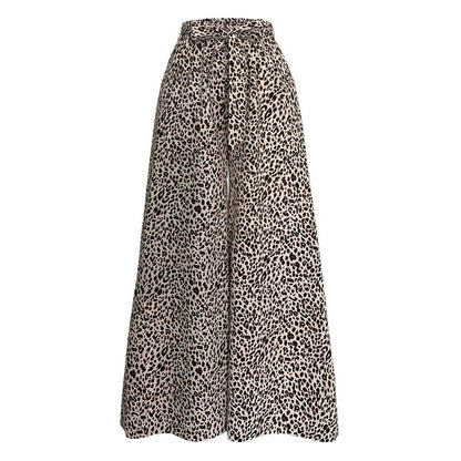 Stretch Slim Women Belt Bow Trousers