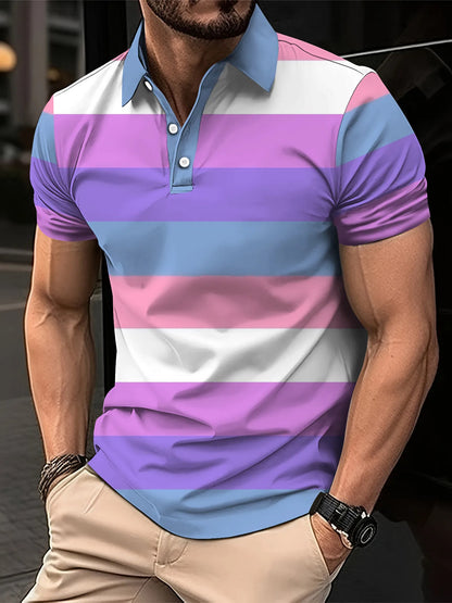 Fashion Digital Printing Men's Business Casual Top