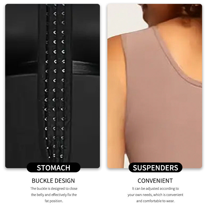Plus Size One-piece Thin Breasted Belly Contracting Hip Lift Body Shaping Corset