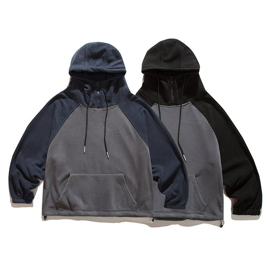 Autumn New Hoodie All-match Raglan Sleeve Coat