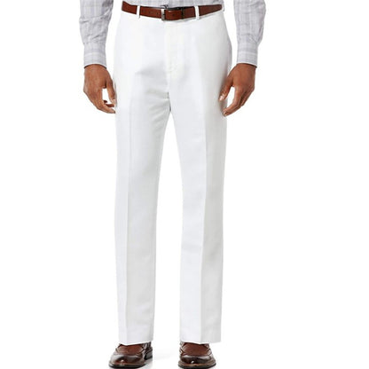Men's Linen Slant Pockets Solid Color Breathable Trousers