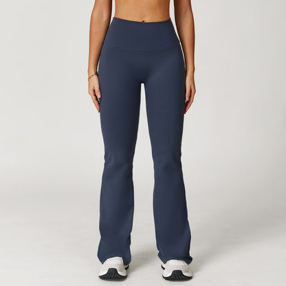 Nude Feel Casual Flared Pants Wide Leg Slimming Women