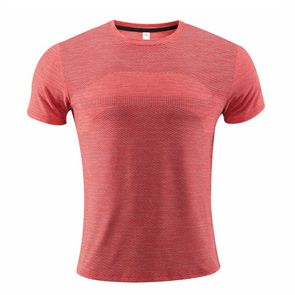 Running Breathable Sweat Absorbing Basketball Workout Exercise T-shirt