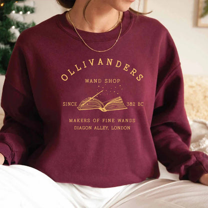 Wizard Book Shop Sweatshirt Sweater Magic Wizard Hoodies