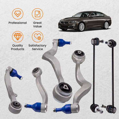 6x Front Lower Rearward Forward Control Arm For BMW 525i 528i 530i 545i 550i