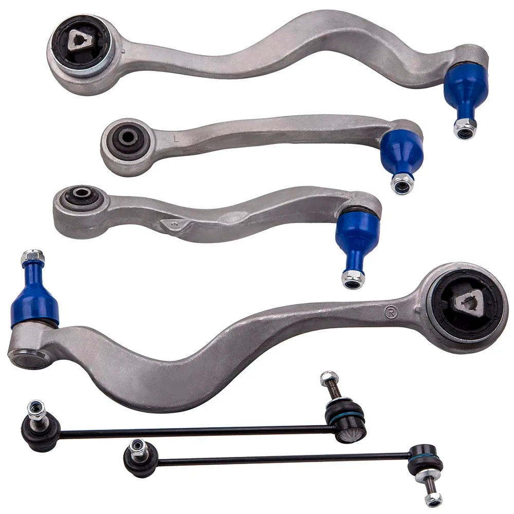 6x Front Lower Rearward Forward Control Arm For BMW 525i 528i 530i 545i 550i