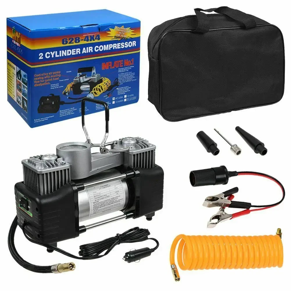Heavy Duty 150psi 12 Volt Hi Speed Air Compressor For Car Van Tire Inflator Pump
