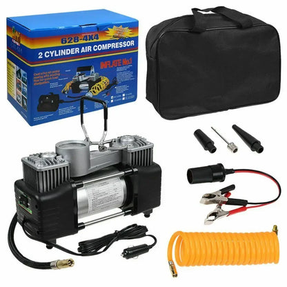 Heavy Duty 150psi 12 Volt Hi Speed Air Compressor For Car Van Tire Inflator Pump