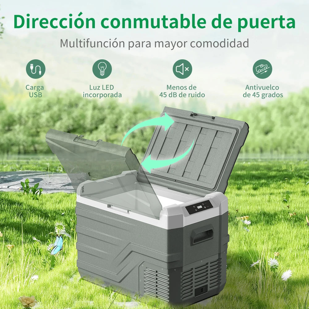Alpicool NL 25L 35L 45L Portable Refrigerator 12V Compressor Fridge Freezer 12/24V DC 100-240V AC Mini Cooler for Camping BBQ