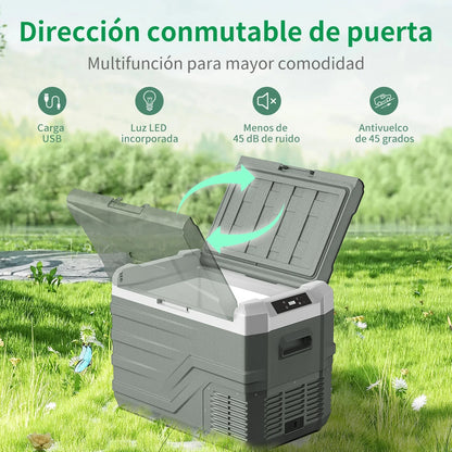 Alpicool NL 25L 35L 45L Portable Refrigerator 12V Compressor Fridge Freezer 12/24V DC 100-240V AC Mini Cooler for Camping BBQ