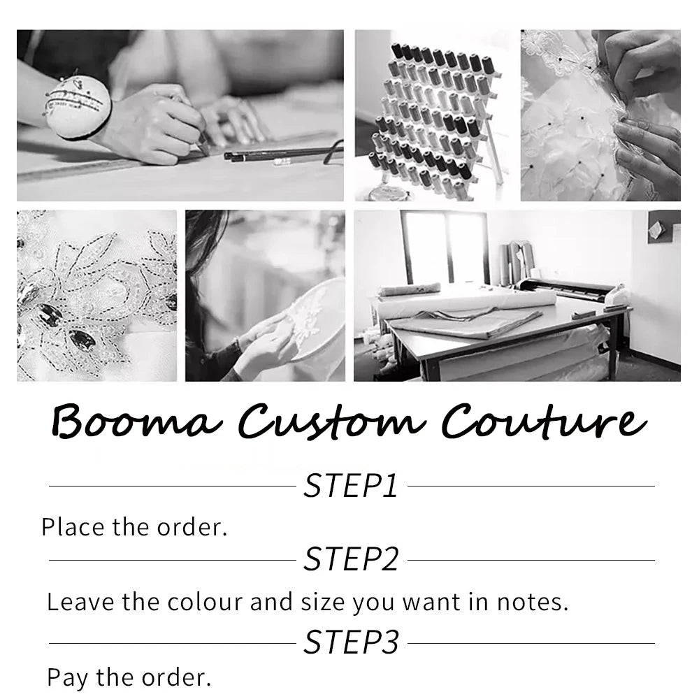 Booma Short Wedding Dresses Straps Sweetheart Pearls Mini Bridals Gowns for Wedding Prom Cocktail Party Dress Outfits Customized