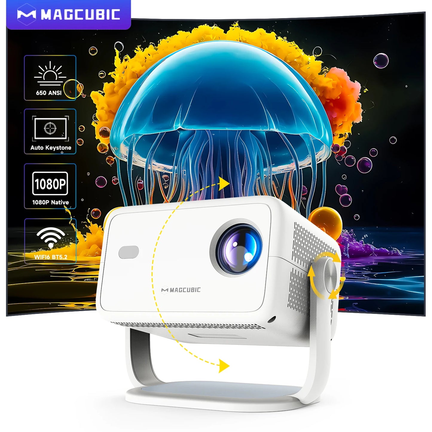 VividView™ 360° Portable ProjectorTM