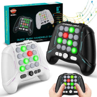 VATOS 2x Quick Push Fidget Game Handheld Electric Pop Game Toy 5 Gameplay Modes Portable Controller for Ages 6+ Kids Boys Girls
