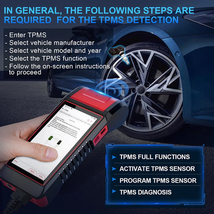KINGBOLEN K6 PRO All System Car diagnostic Tools 26 Reset TPMS Programming ECU Coding DOIP CAN FD Battery Test with printer
