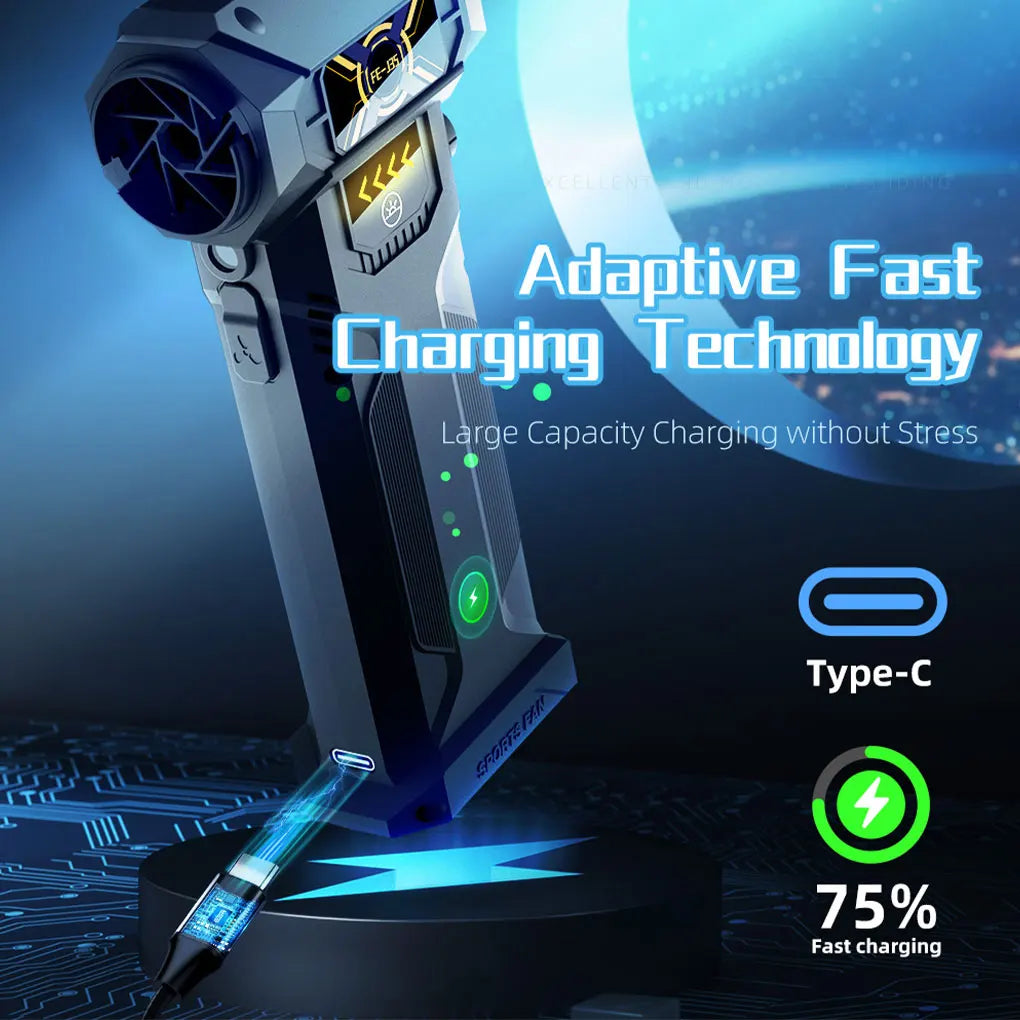 Turbo Jet Fan Electric Air Blower 130000RPM Brushless Motor Turbo Violent Fan Rechargeable Powerful Dust Blower 8000mAh