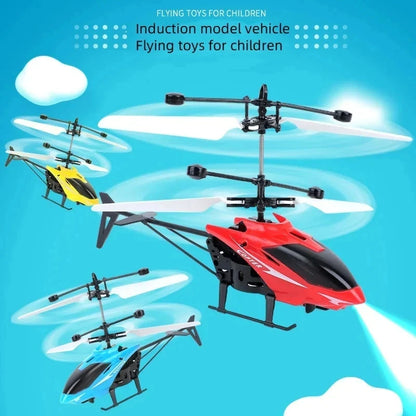 Rechargeable Mini RC Drone Remote Safe Fall-resistant RC Helicopters Drone Children Toys（No remote control battery）