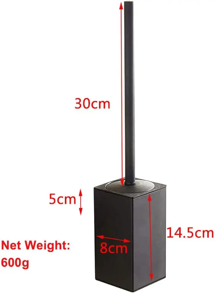 Toilet Brush Holder Freestanding Square Toilet Brush Stainless Steel Freestanding With Lid Toilet Cleaner Brush Set