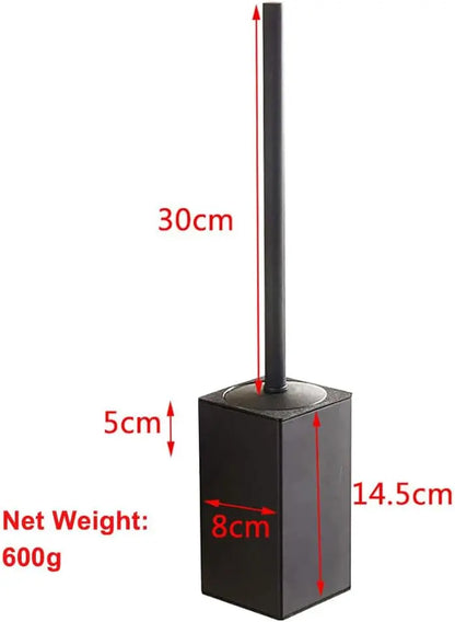 Toilet Brush Holder Freestanding Square Toilet Brush Stainless Steel Freestanding With Lid Toilet Cleaner Brush Set