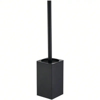 Toilet Brush Holder Freestanding Square Toilet Brush Stainless Steel Freestanding With Lid Toilet Cleaner Brush Set