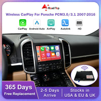 Road Top Wireless Carpaly for Porsche Macan Cayman Cayenne Panamera PCM 3.1 System Support Android Auto Rear Camera Airplay