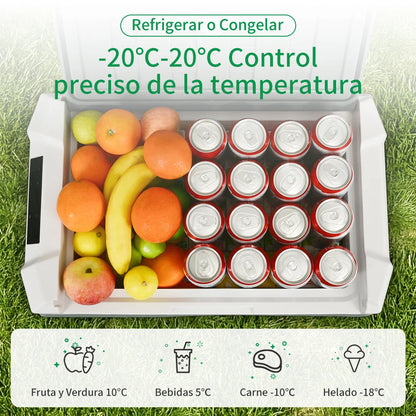Alpicool NL 25L 35L 45L Portable Refrigerator 12V Compressor Fridge Freezer 12/24V DC 100-240V AC Mini Cooler for Camping BBQ
