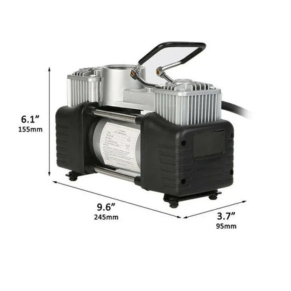 Heavy Duty 150psi 12 Volt Hi Speed Air Compressor For Car Van Tire Inflator Pump