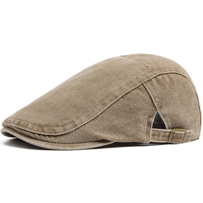 Retro Washed Denim Hat Cowboy Beret Fashion Casual Baseball Cap