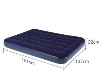 Outdoor Inflatable Flocking Air Bed