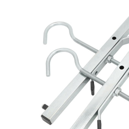 Universal Heavy Duty Ladder Roof Rack Clamp Clamps Lockable Free 2Locks Lockable