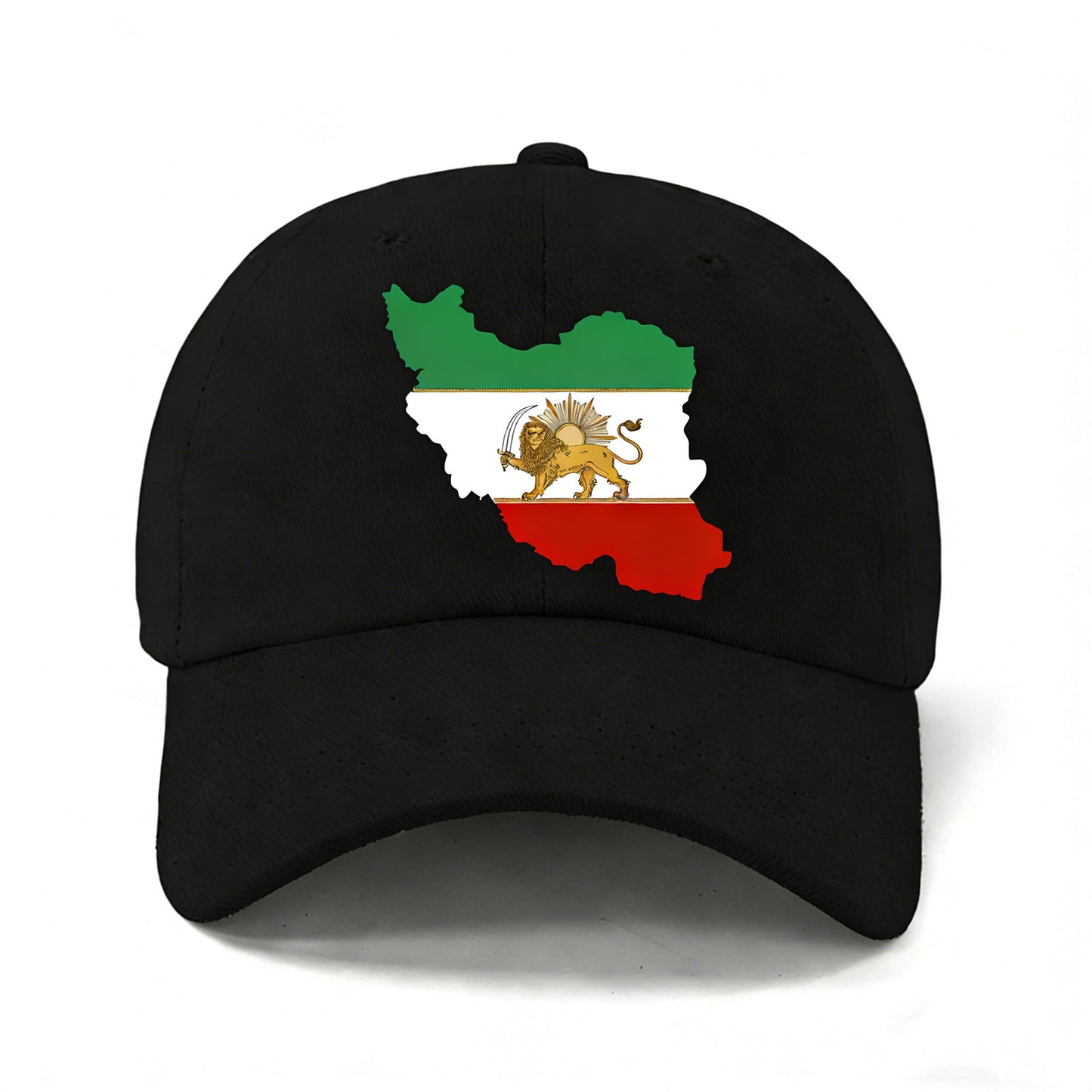 Men's Retro White Baseball Soft-Brim Hat