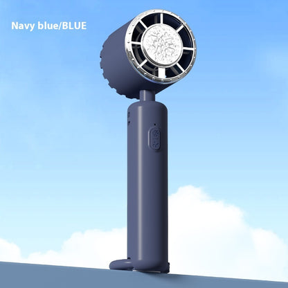 Portable Ice Compress Small Handheld Fan USB Rechargeable Cooling Fan