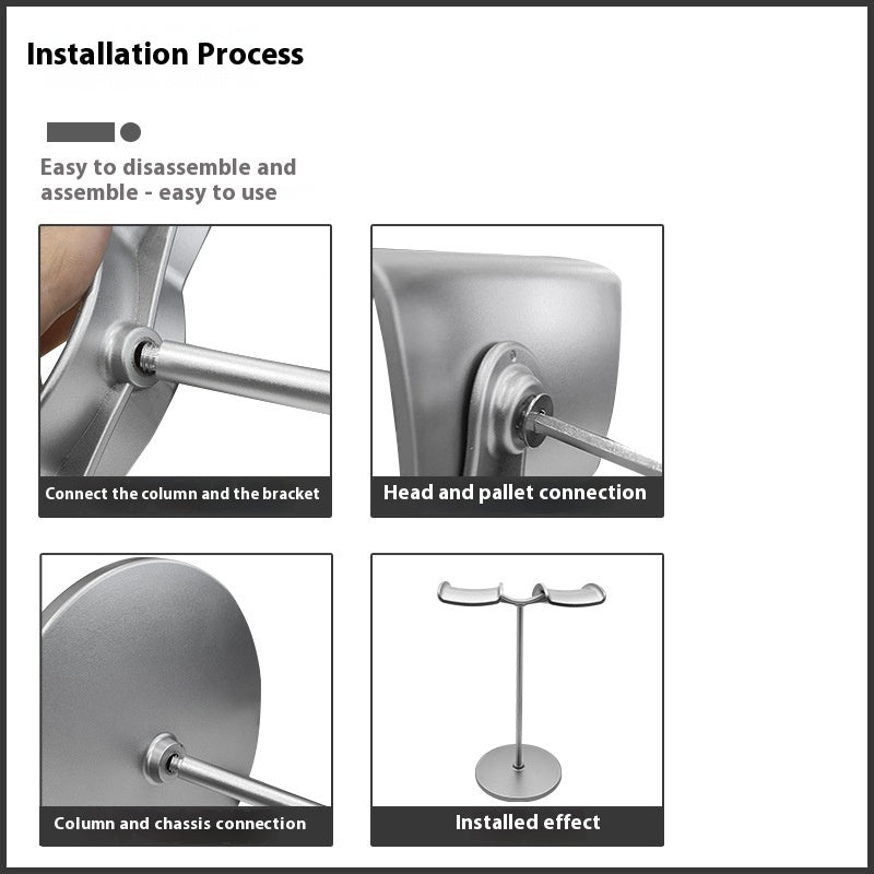 Desktop Double-hanging Ear Office Earphone Bracket