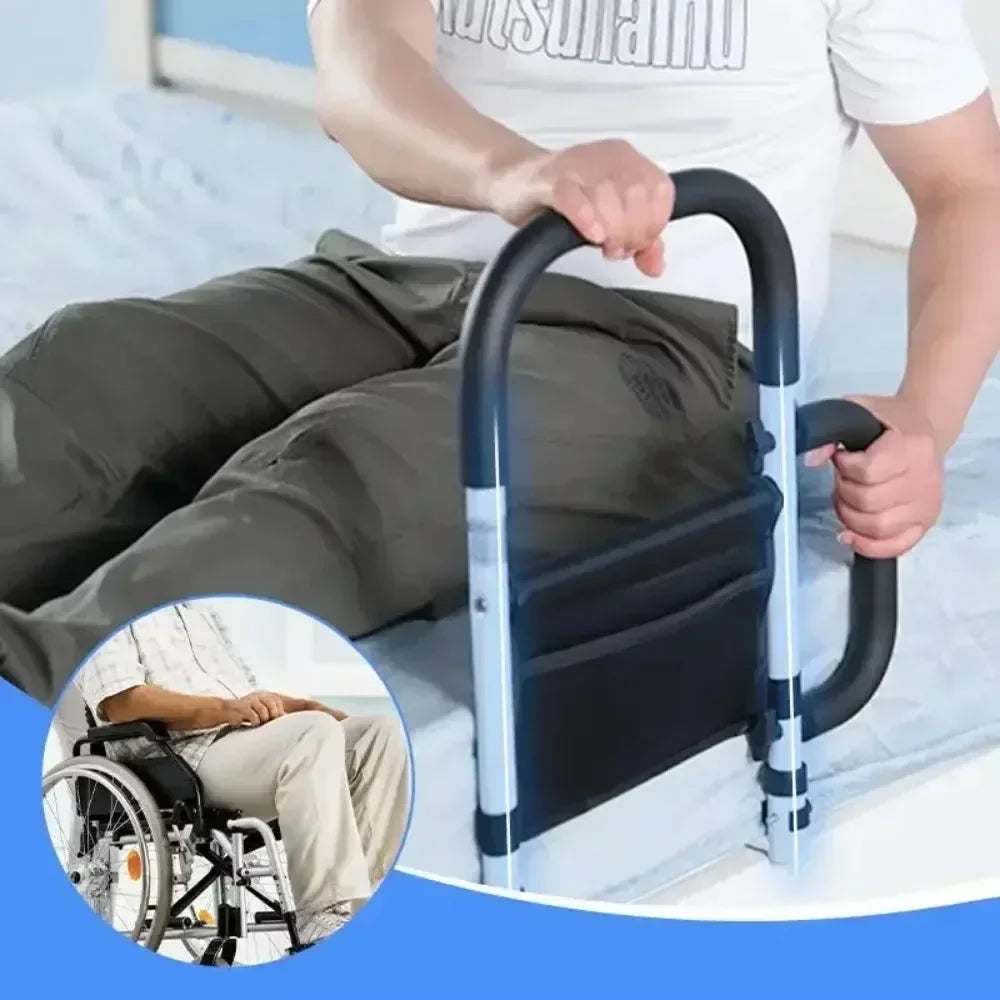 Bed Rails Elderly Pregnant Senior Bed Safety Height-Adjustable Elderly Bedside Guardrail Rail Beds Side Protection Device
