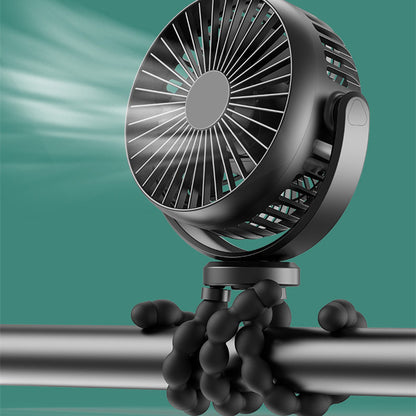 Octopus Stroller Deformation Portable Handheld USB Fan