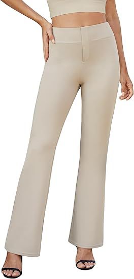 Business-casual High-waisted Stretch Trousers