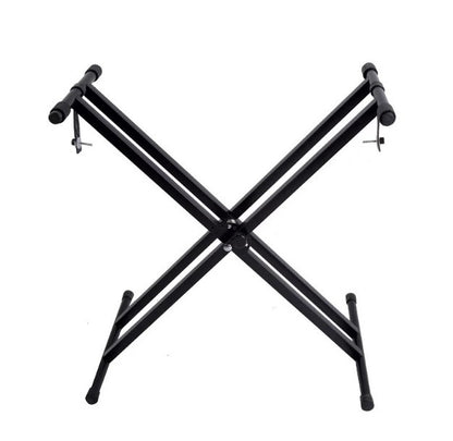 X-type Adjustable Double-tube Electronic Organ Rack Double-tube Keyboard Stand
