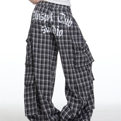 New Loose Straight Wide Leg Mop Pants