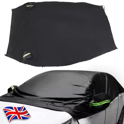 HalfCarCoverTopRoofWaterproofOutdoorSunUVRainProtectionUniversal