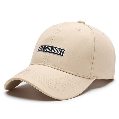 Men's Korean-style Trendy Spring And Autumn Sun-poof Peaked Cap