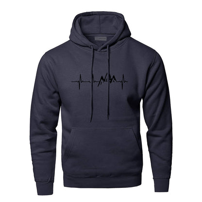 Men's Polyester Fiber Compass Hoodie